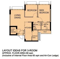 Blk 107A Alkaff Oasis (Toa Payoh), HDB 3 Rooms #583933831